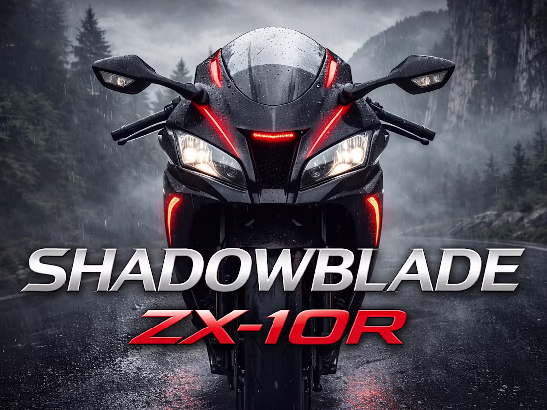 Cover image for Cinematic motorcycle commercial concept.
A dark,