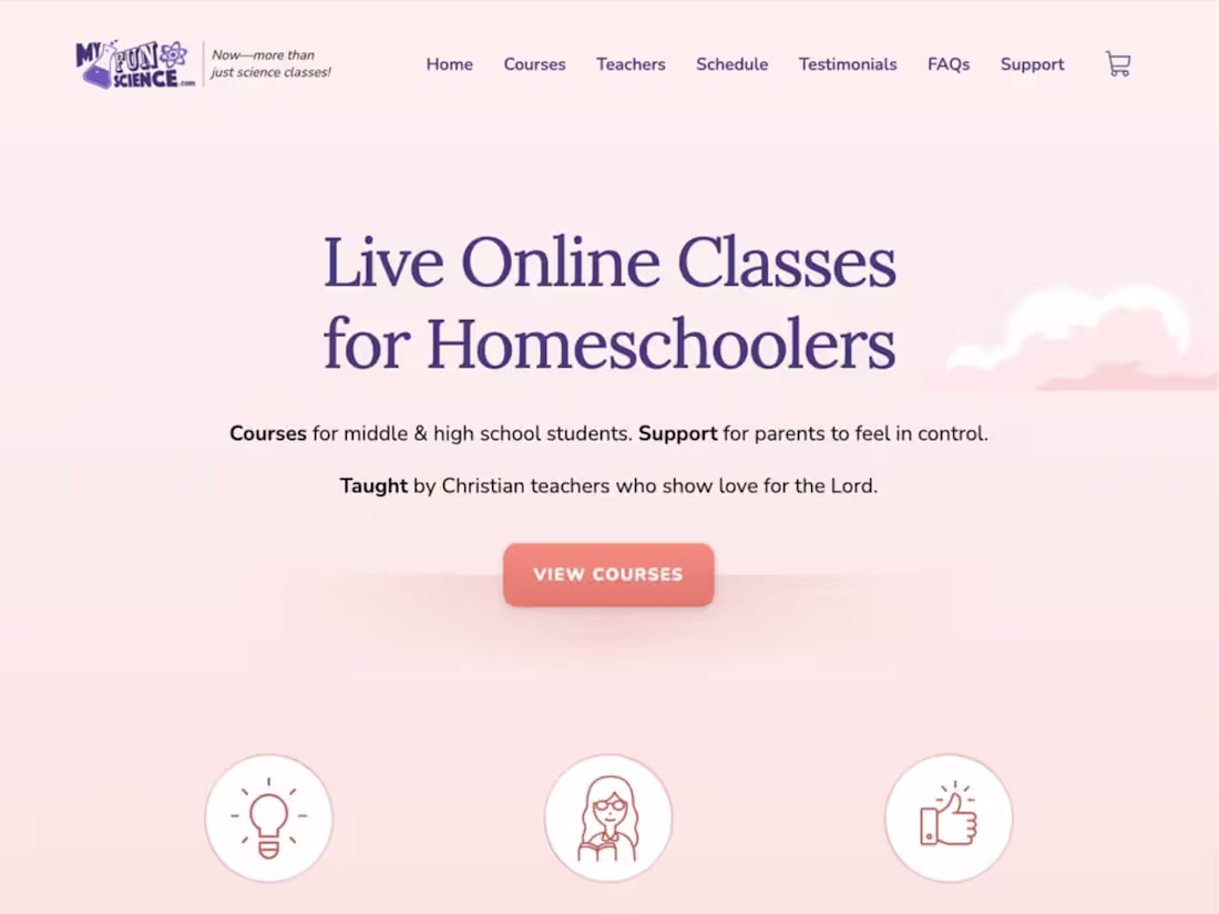 Cover image for My Fun Science | Live Online Class for Homeschooling