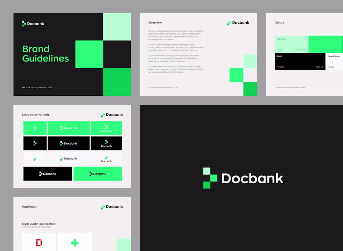 Cover image for Docbank Logo Brand Guidelines