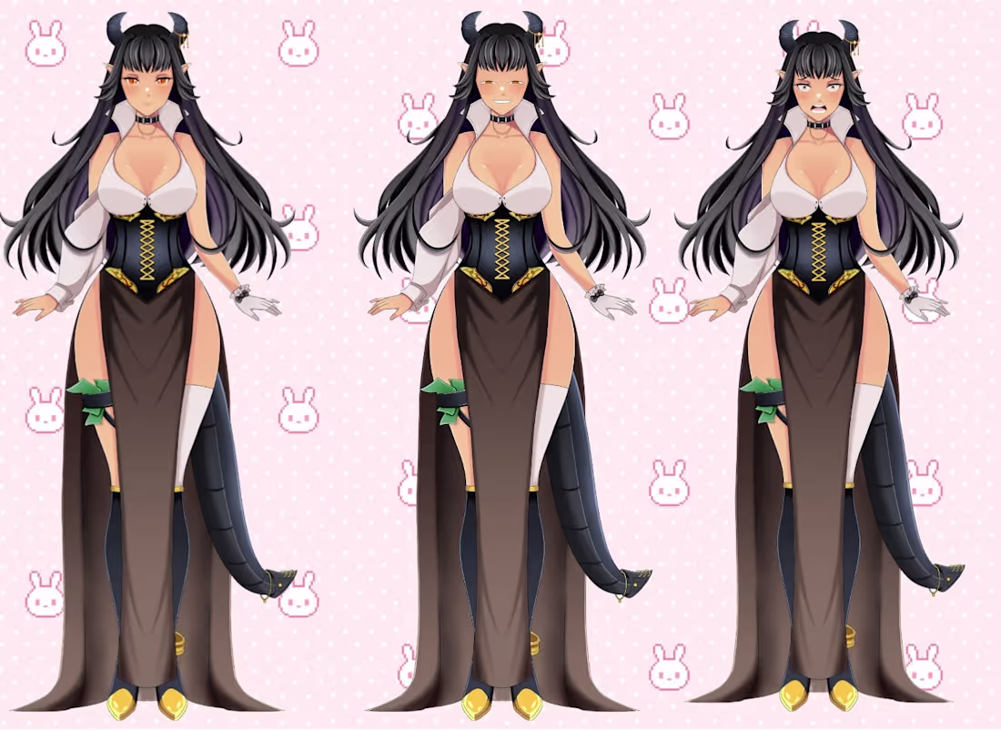 Cover image for Premium Succubus Dragon VTuber Model