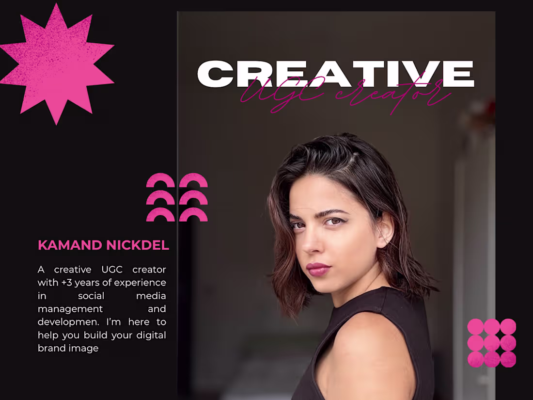 Cover image for Social media creator and manager for your brand! 