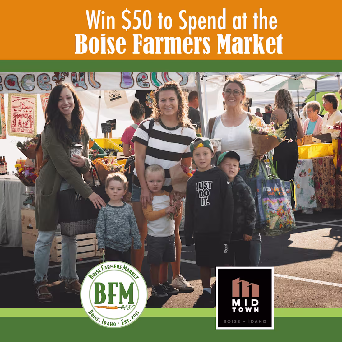Cover image for Boise Farmers Market - Giveaway Posts