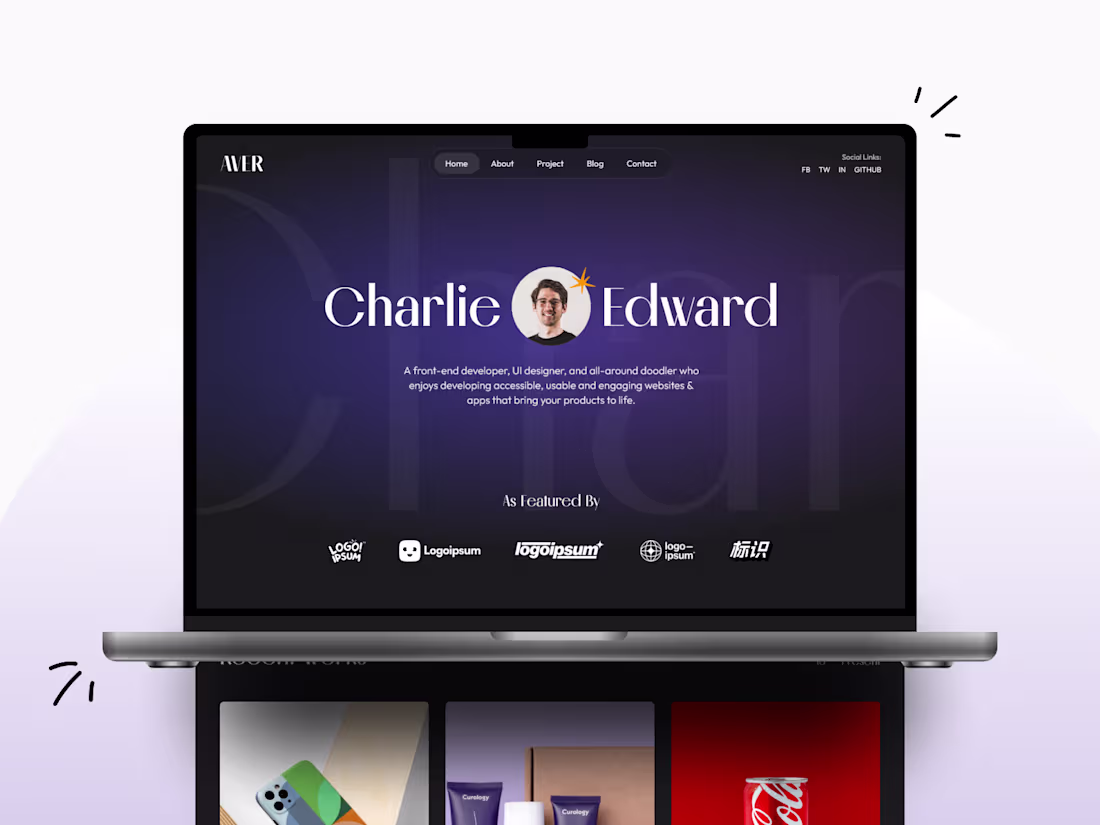 Cover image for Personal Portfolio React NextJS Template