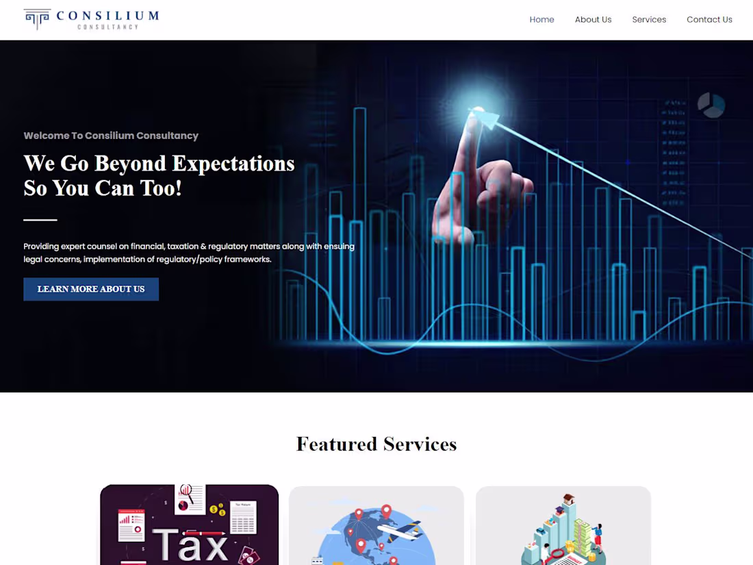 Cover image for Creative Website Revamp For Consilium Consultancy