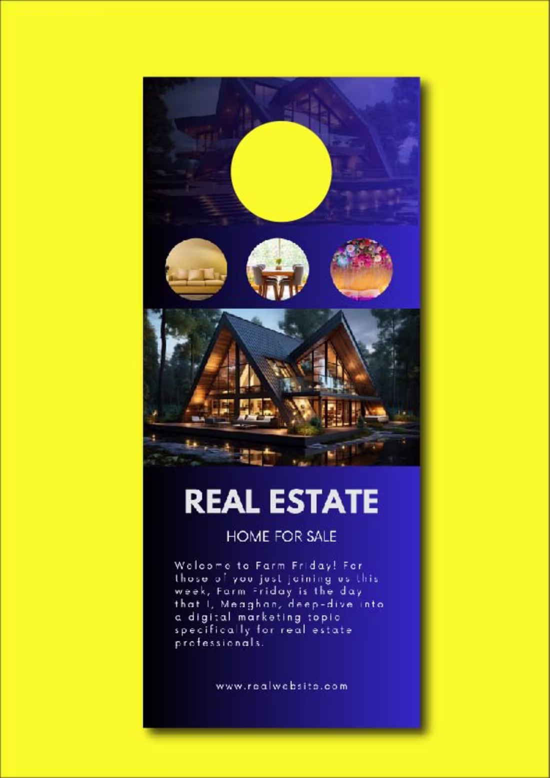 Cover image for I wil create door hangers
