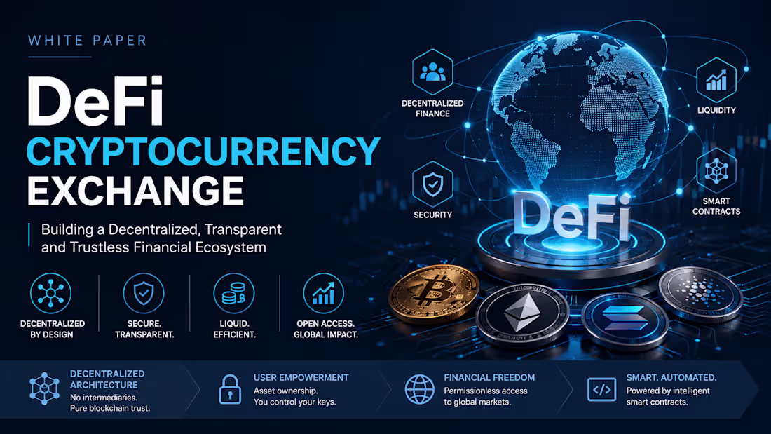 Cover image for White Paper: DeFi Cryptocurrency Exchange