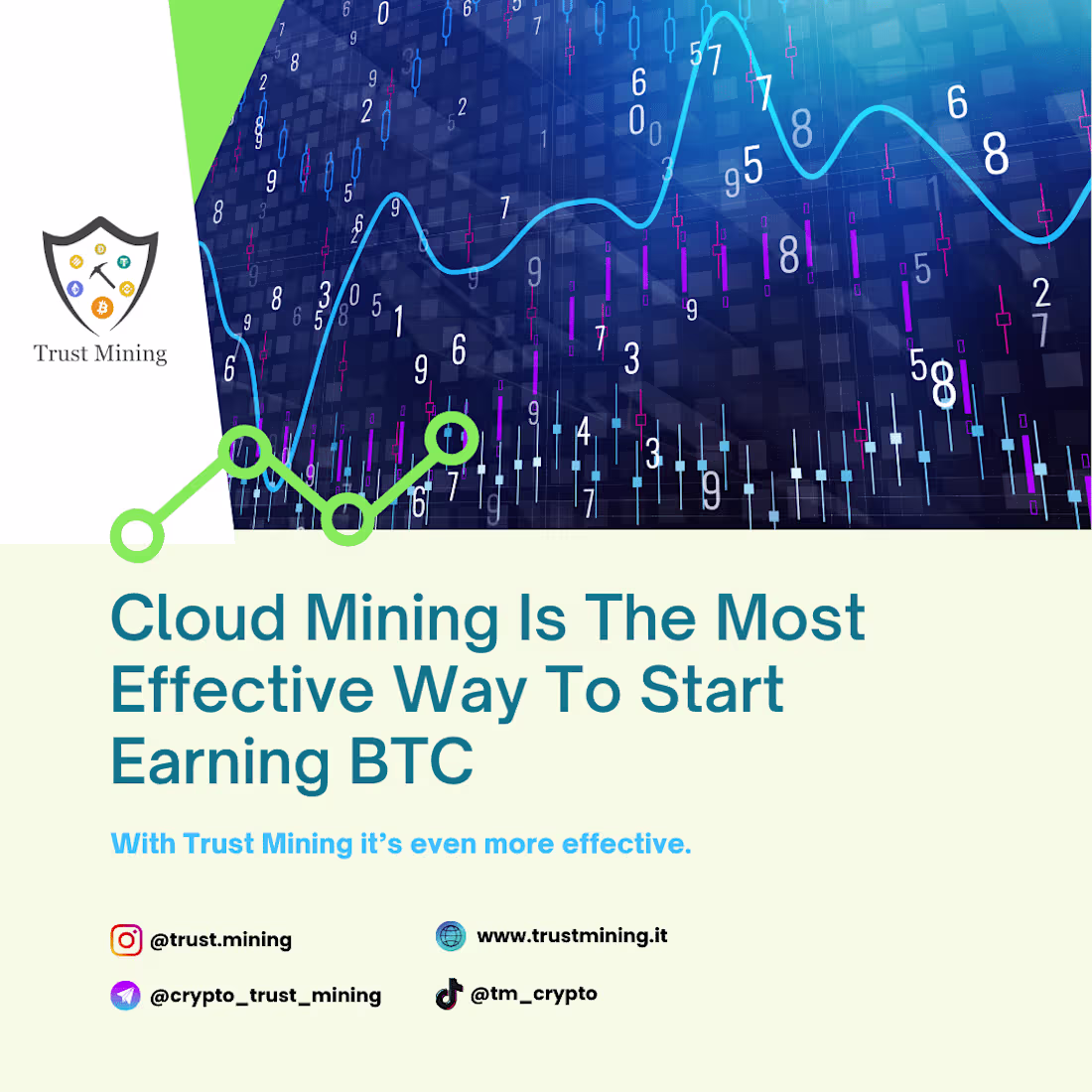 Cover image for Trust Minning Social Media Management Project Design :: Behance