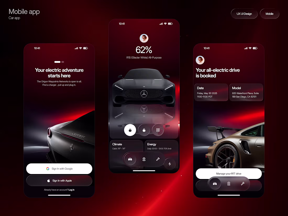 Cover image for UX UI Mobile App Design