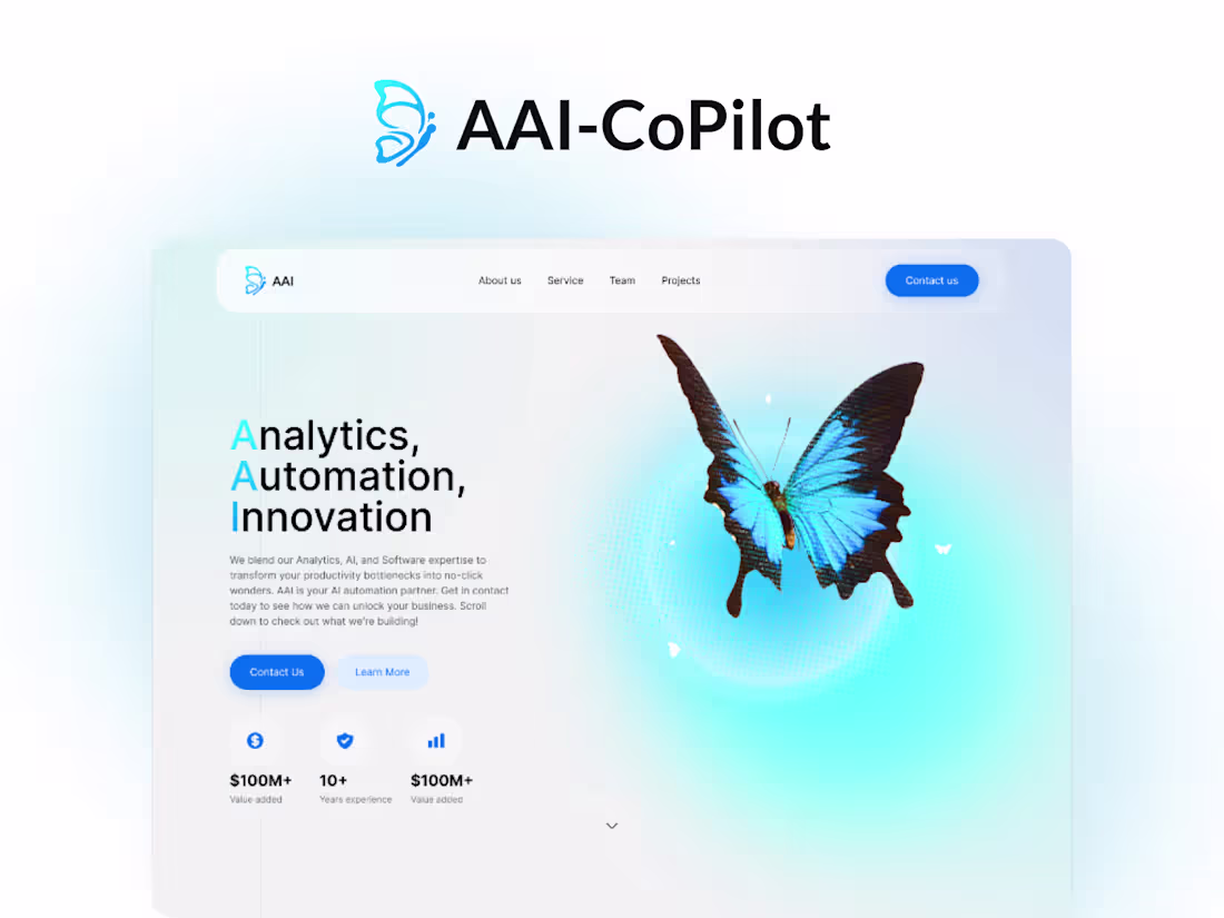 Cover image for AAI Copilot web interface