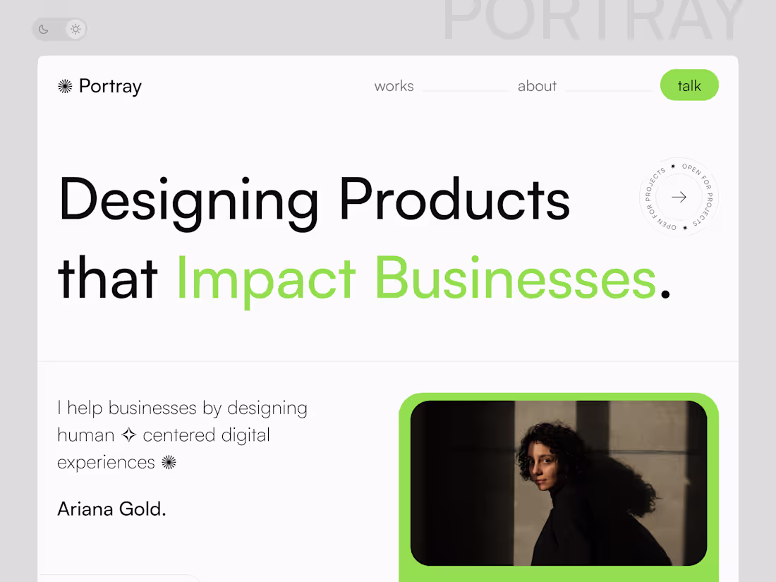 Cover image for Framer Creative Portfolio Template