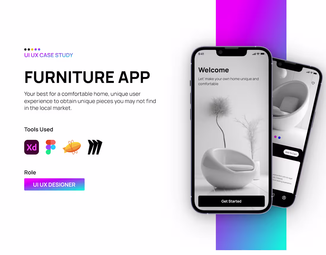 Cover image for Furniture App — Full UI/UX Case Study