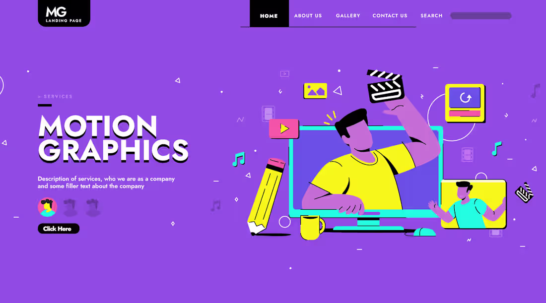 Cover image for Motion graphic video editing