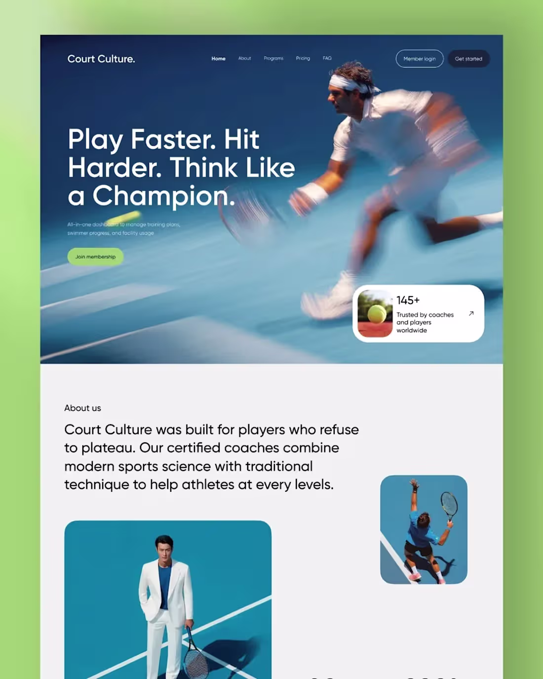 Cover image for Framer Membership Site: Court Culture