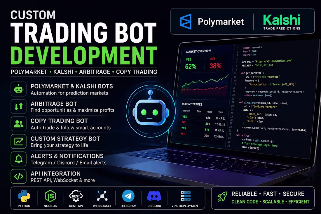 Cover image for I Will Build a Polymarket & Kalshi Arbitrage Bot