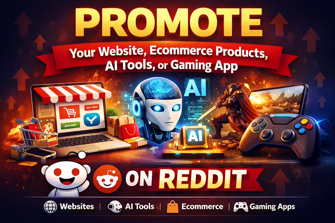 Cover image for Promote your website, ecommerce, products,