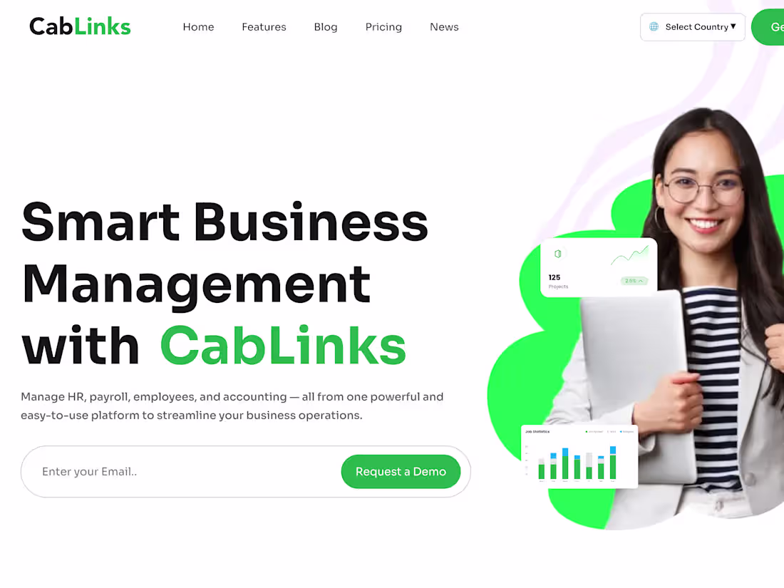 Cover image for CabLinks - Your All-in-One HR and Payroll Solution