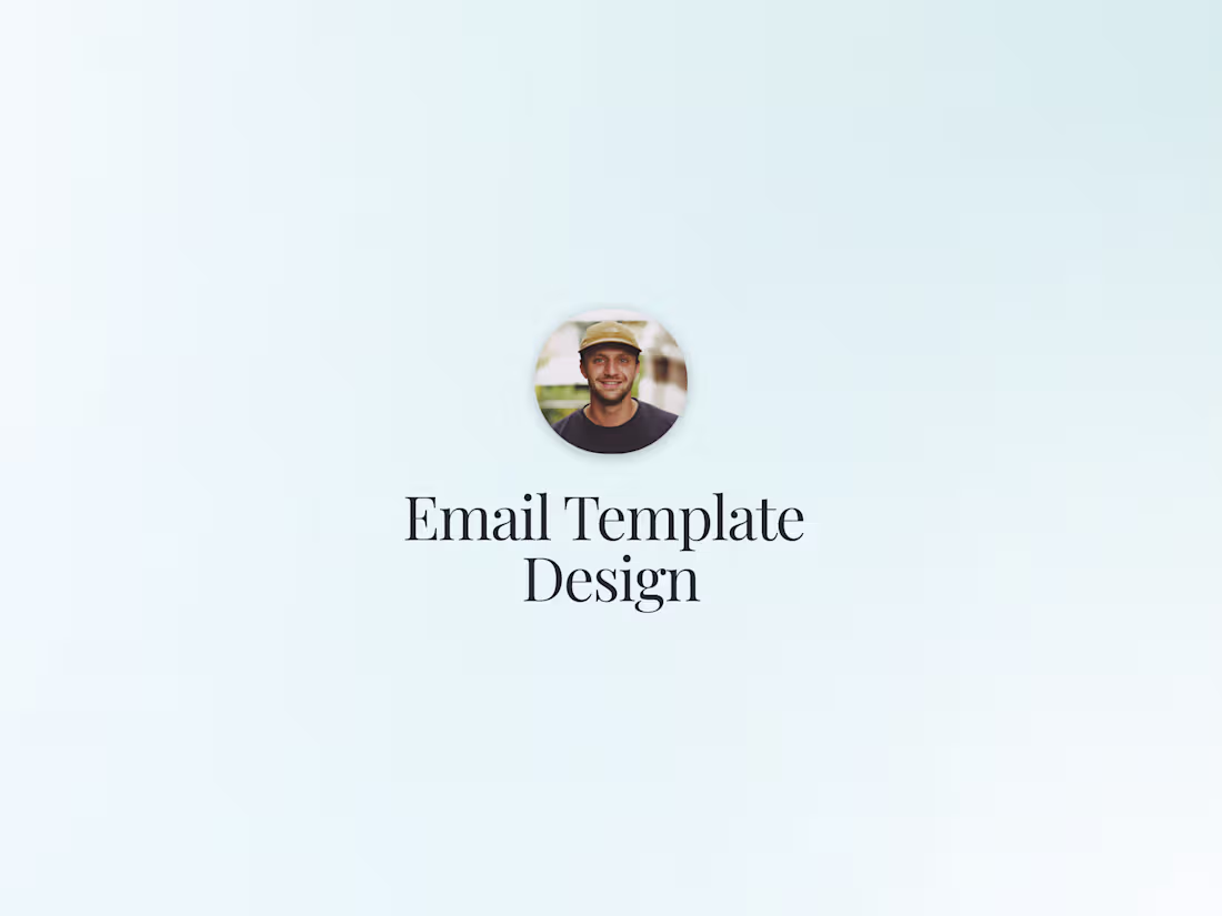 Cover image for Email Template Design