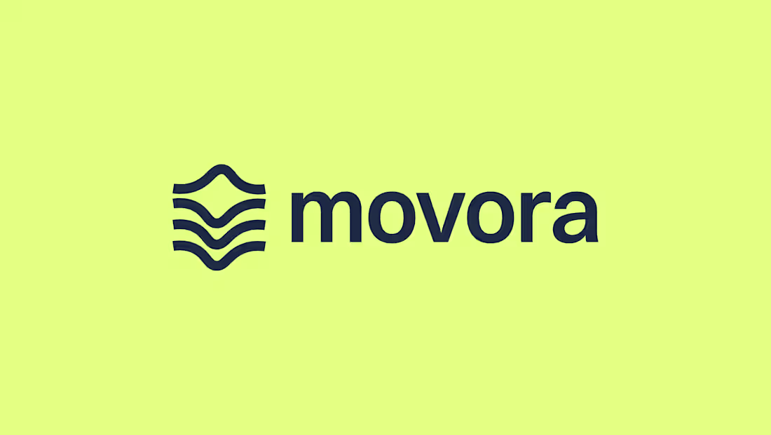 Cover image for More slides from the MOVORA branding project. An AI-powered ...