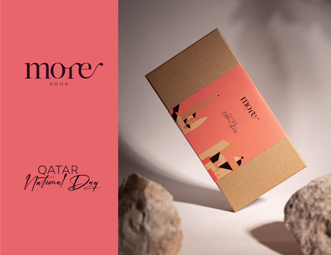 Cover image for Qatar National Day - Chocolate Packaging - more