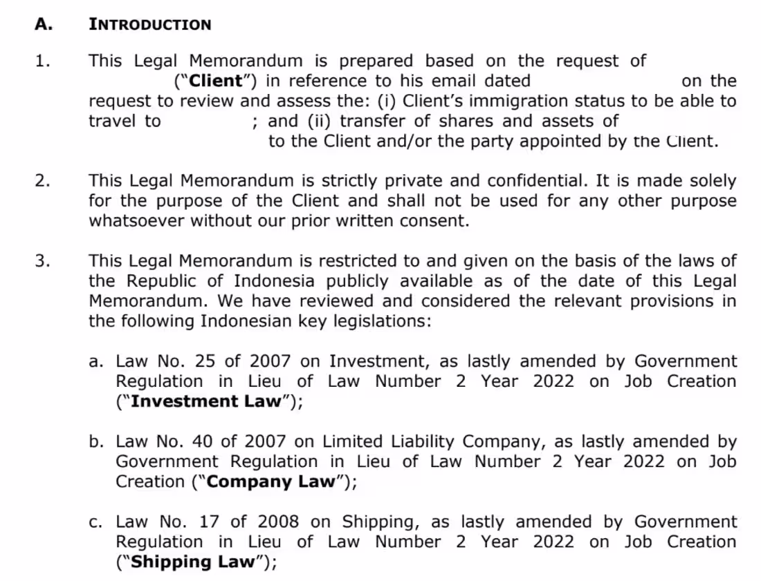 Cover image for Legal Memorandum
