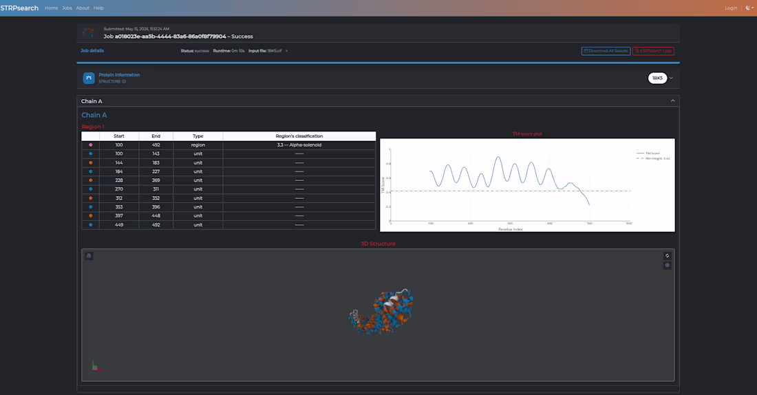 Cover image for STRPsearch Web Server Engineered a