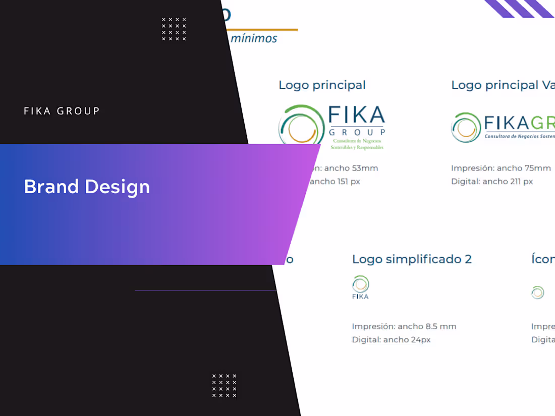 Cover image for Fika Group Brand Design