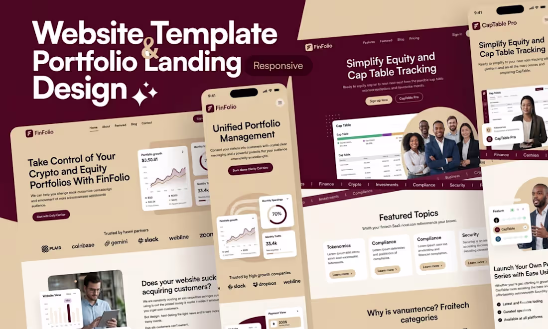 Cover image for LANDING PAGE UI