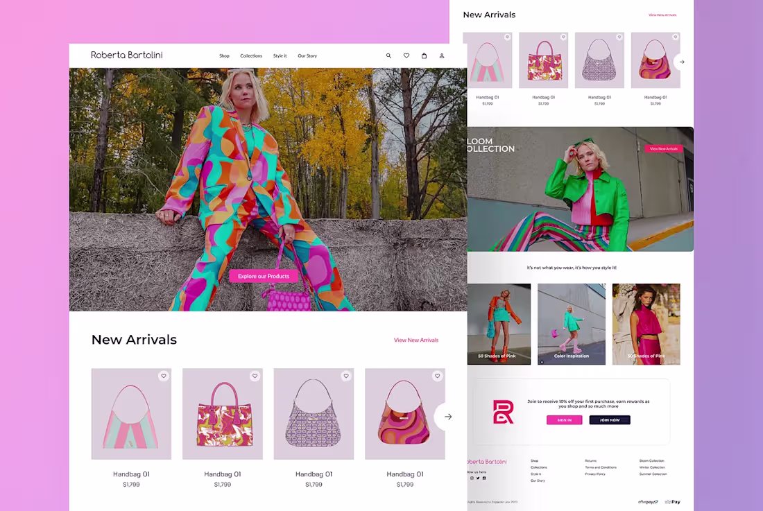 Cover image for A modern UI/UX fashion eCommerce