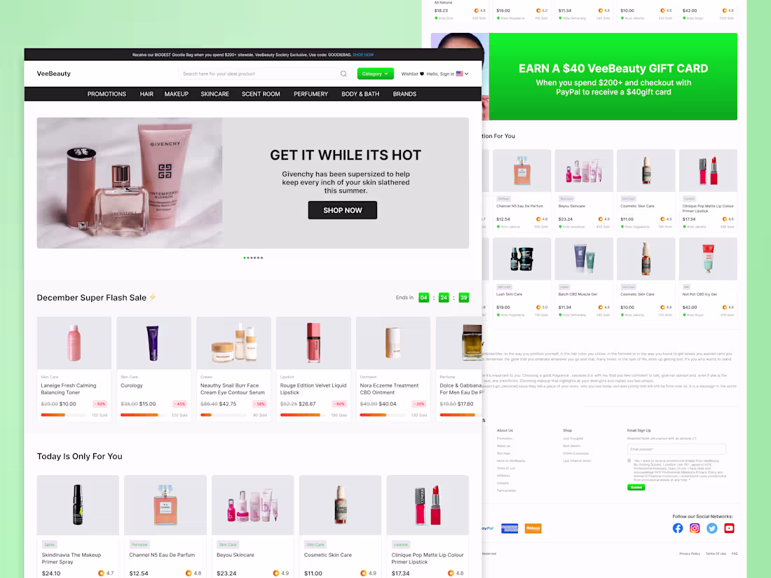 Cover image for E-commerce Website Design