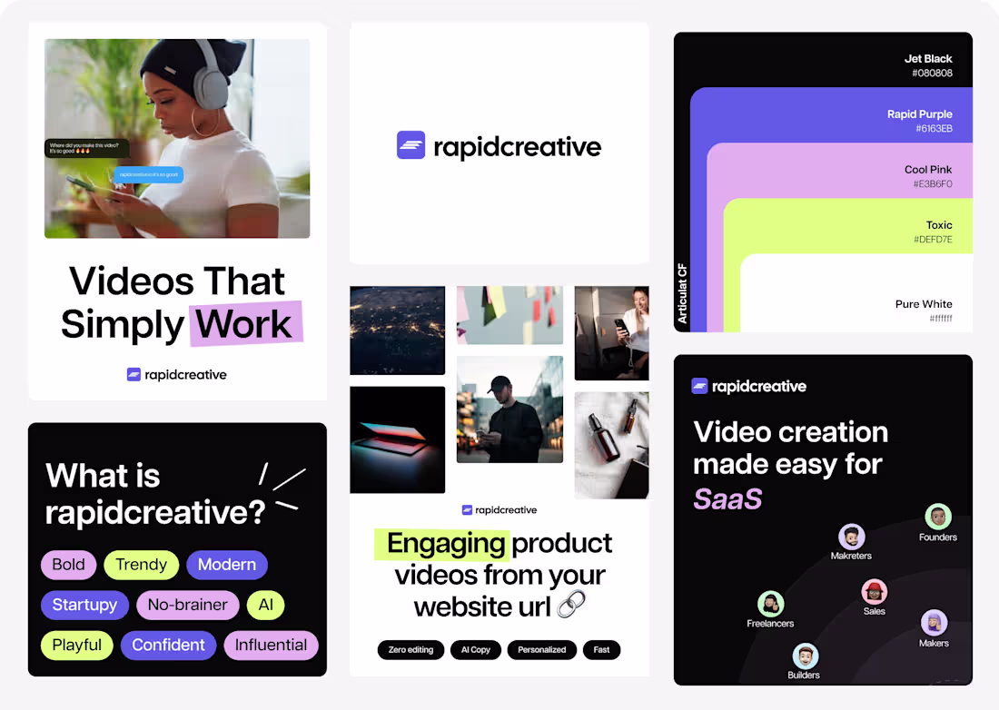 Cover image for Brand identity for rapidcreative.io
