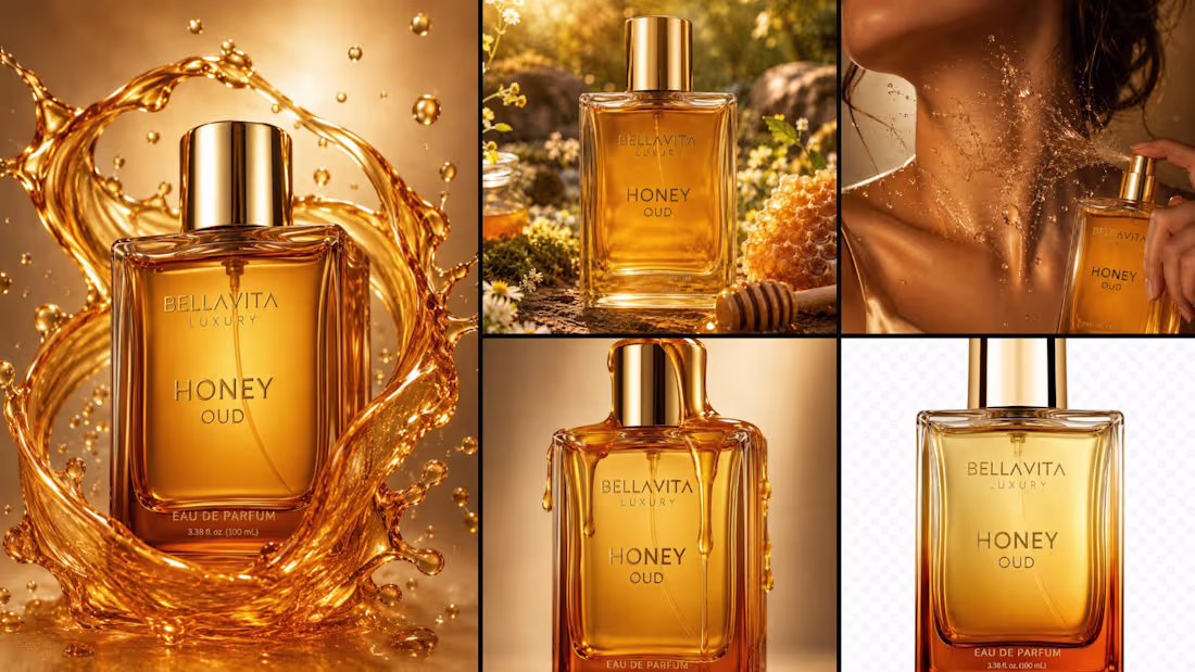 Cover image for Bellavita - Honey OUD perfum