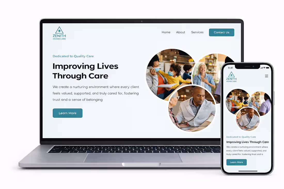 Cover image for Zenith Homecare project is a