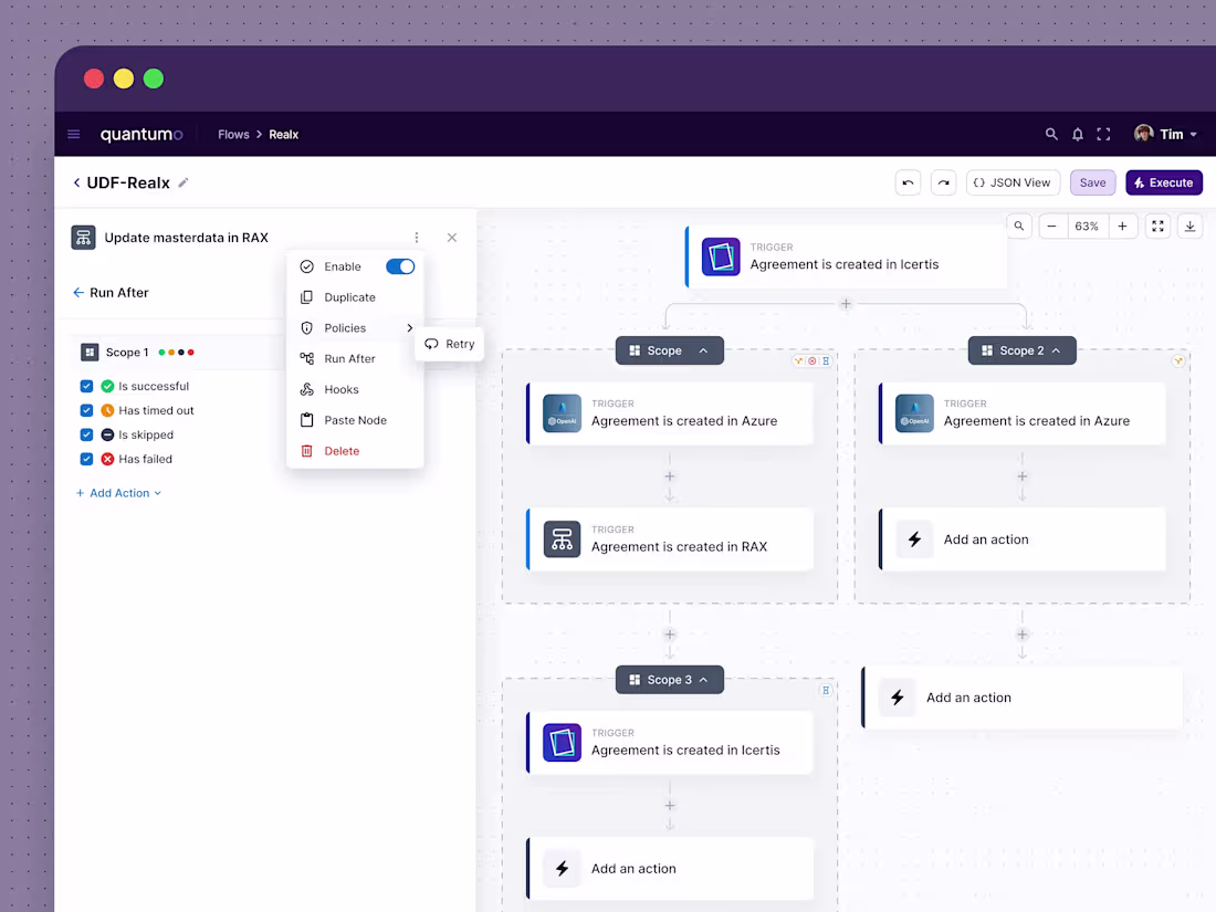 Cover image for Quantamo Flows — Workflow Automation
