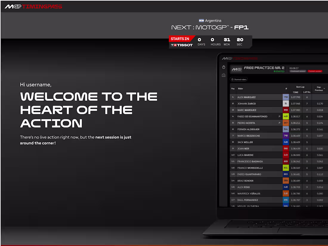 Cover image for MotoGP™ TimingPass