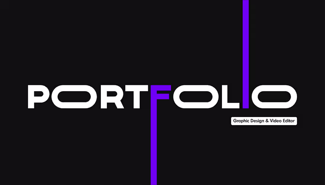 Cover image for Graphic design and Video Editing Portfolio 