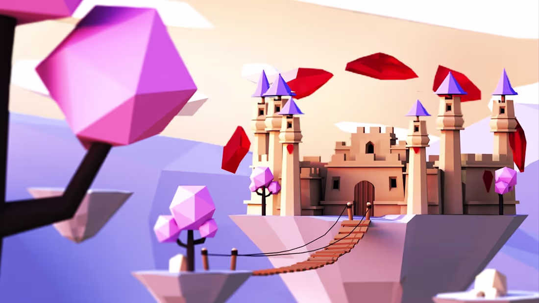 Cover image for 3D Low-Poly Game Environment
