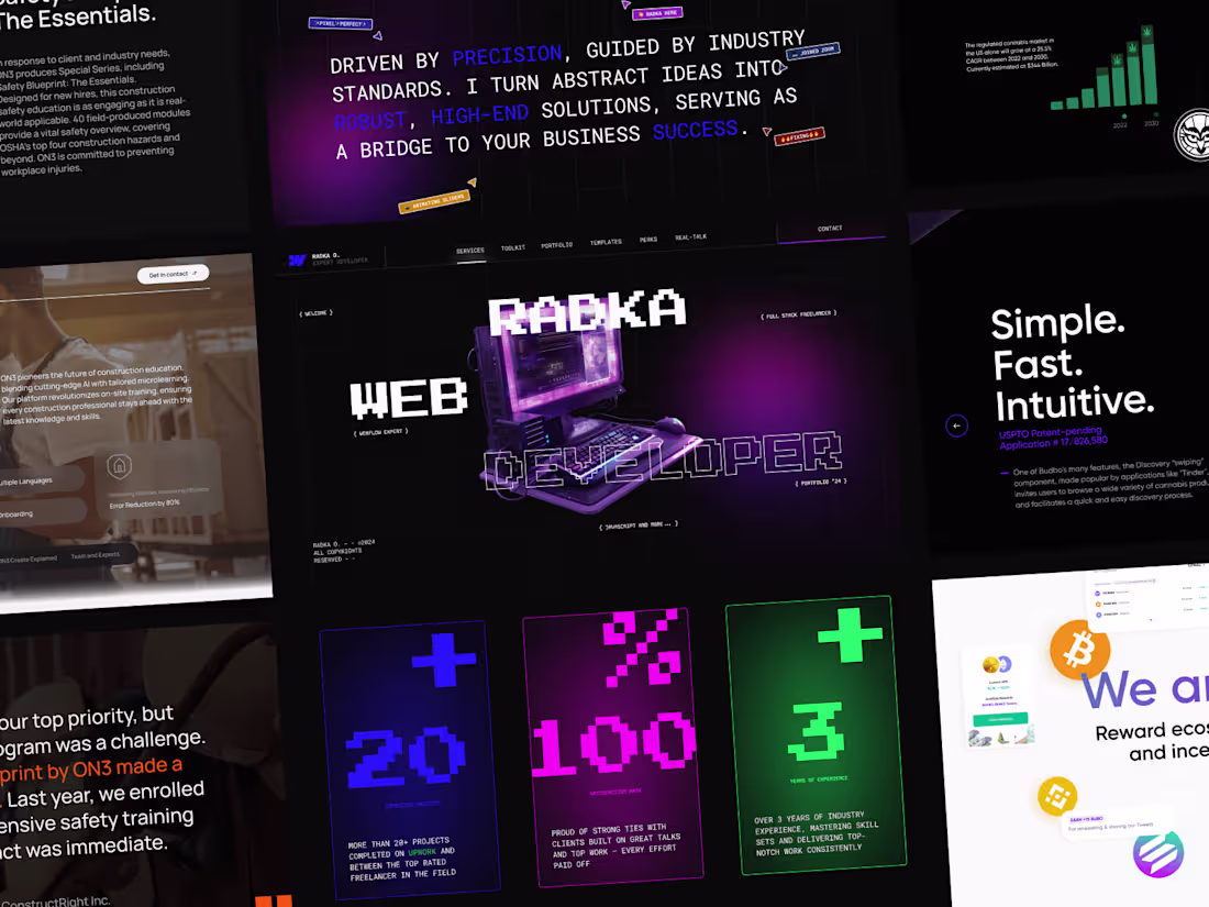 Cover image for 😎 F$#ING COOL WEB DESIGN & WEBFLOW WEBSITE