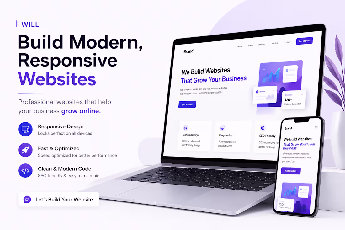Cover image for A professional website is more
