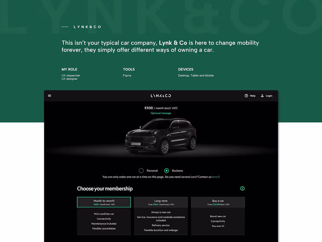 Cover image for Designing a B2B e-commerce mobility solution