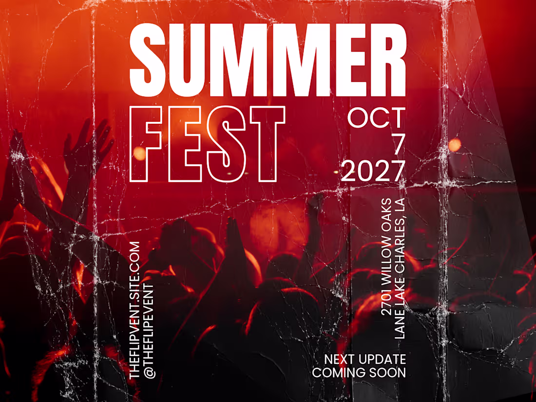 Cover image for Summer fest (2027)
The design best