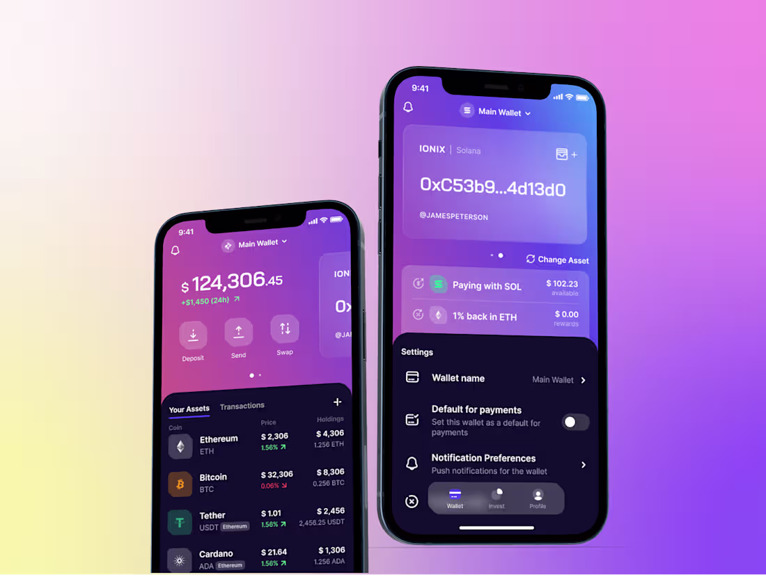 Cover image for IONIX - AI-powered Crypto Wallet