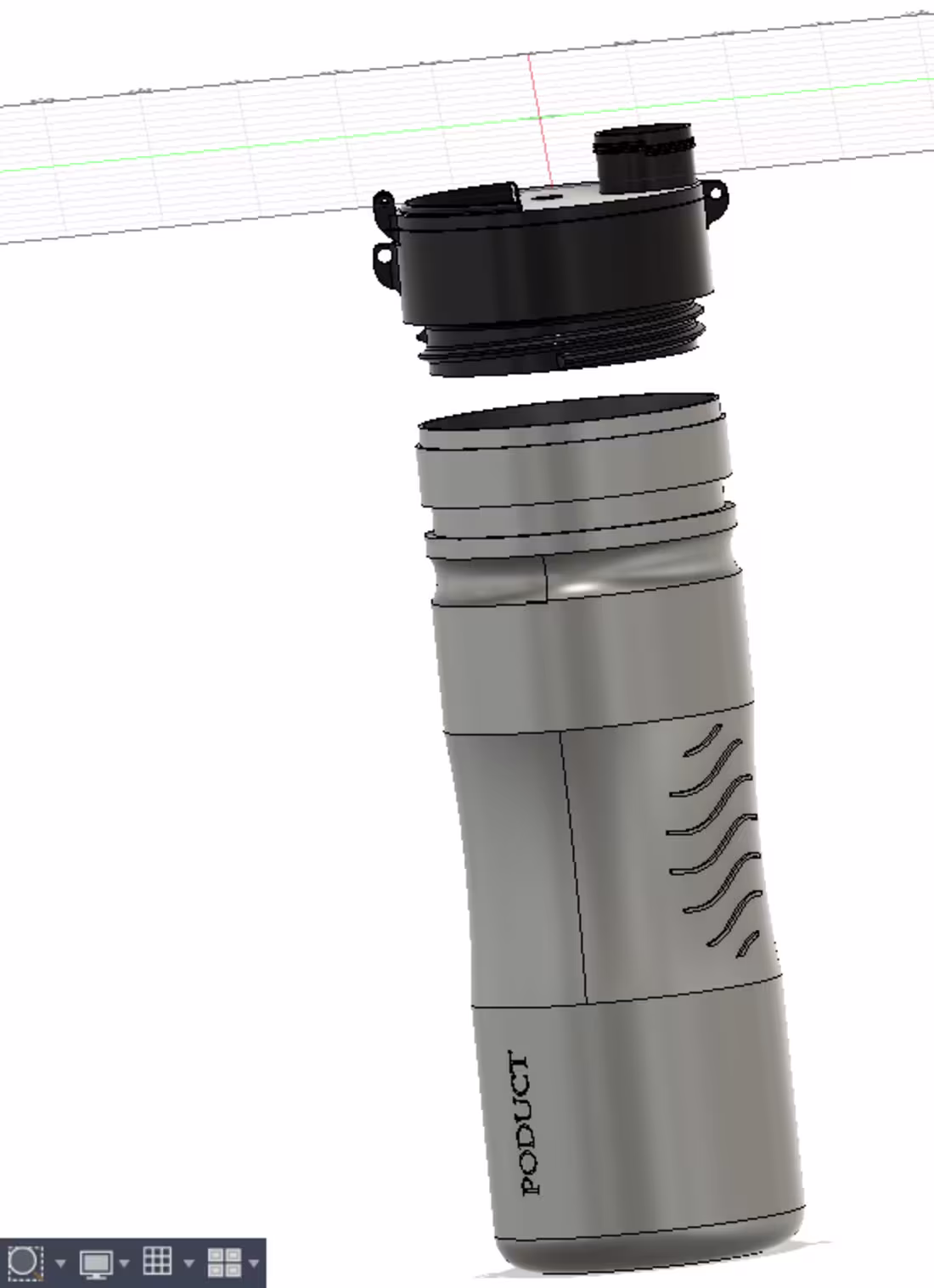 Cover image for A 750 ml bottle with