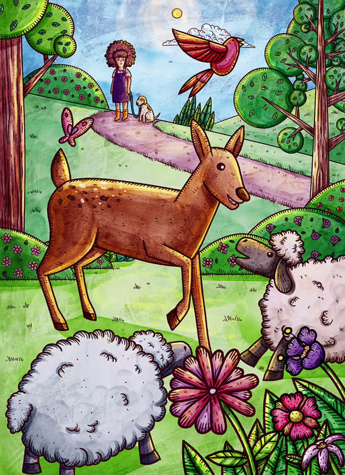 Cover image for Children´s book illustrations.