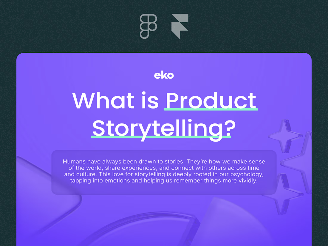 Cover image for Eko Product Storytelling Guide Design and Framer Development
