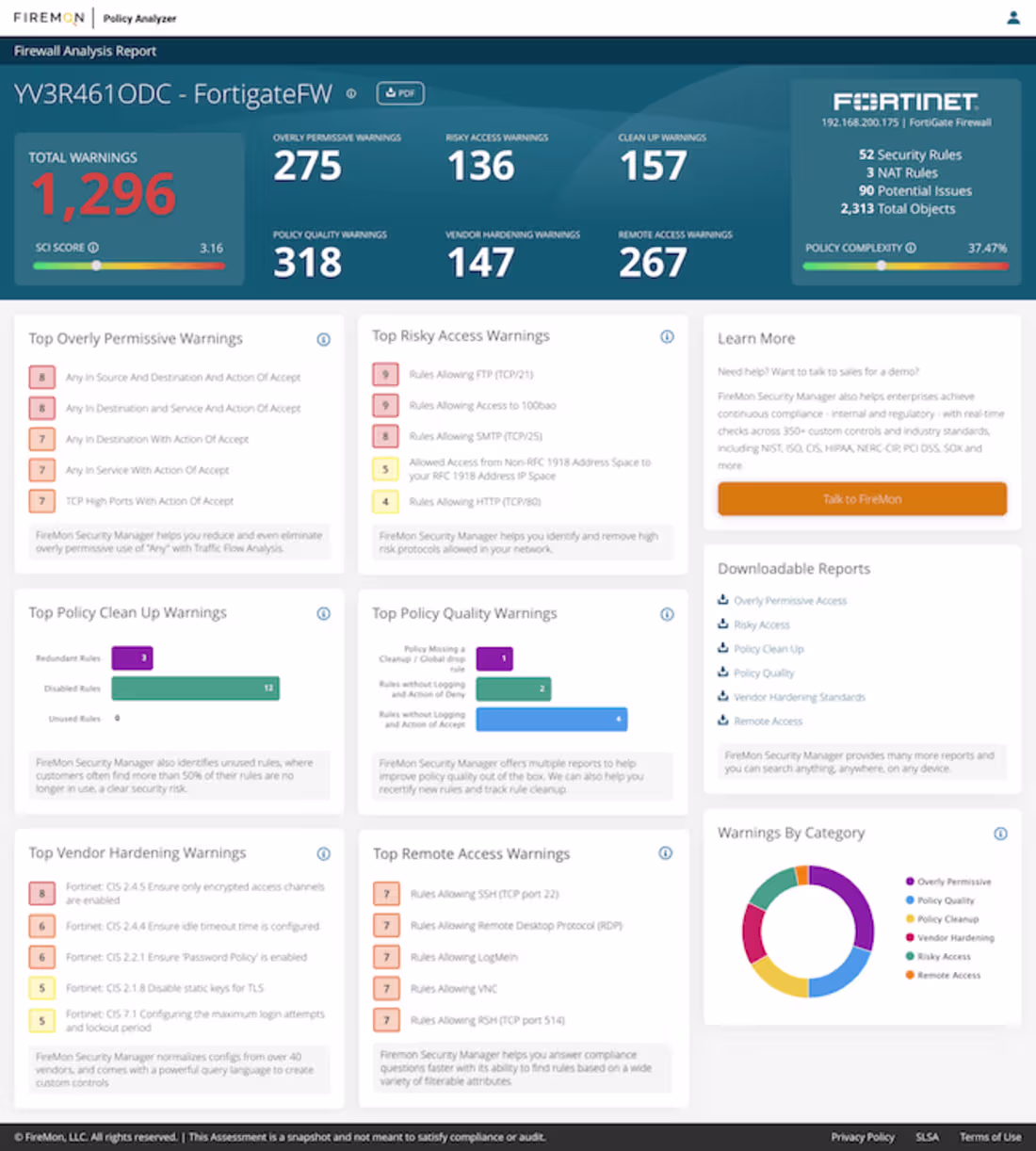 Cover image for Firemon Policy Analyzer - Free Firewall Automation tool