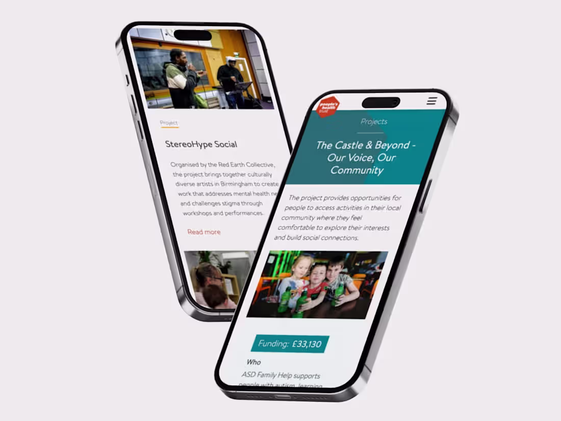 Cover image for People's Health Trust - website