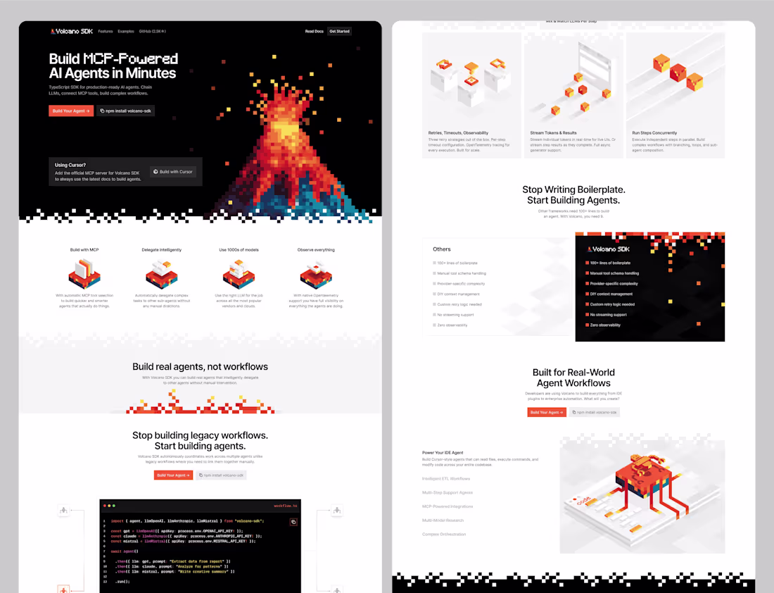 Cover image for Landing page concept #1 😍 Our team spent 3 weeks on this.