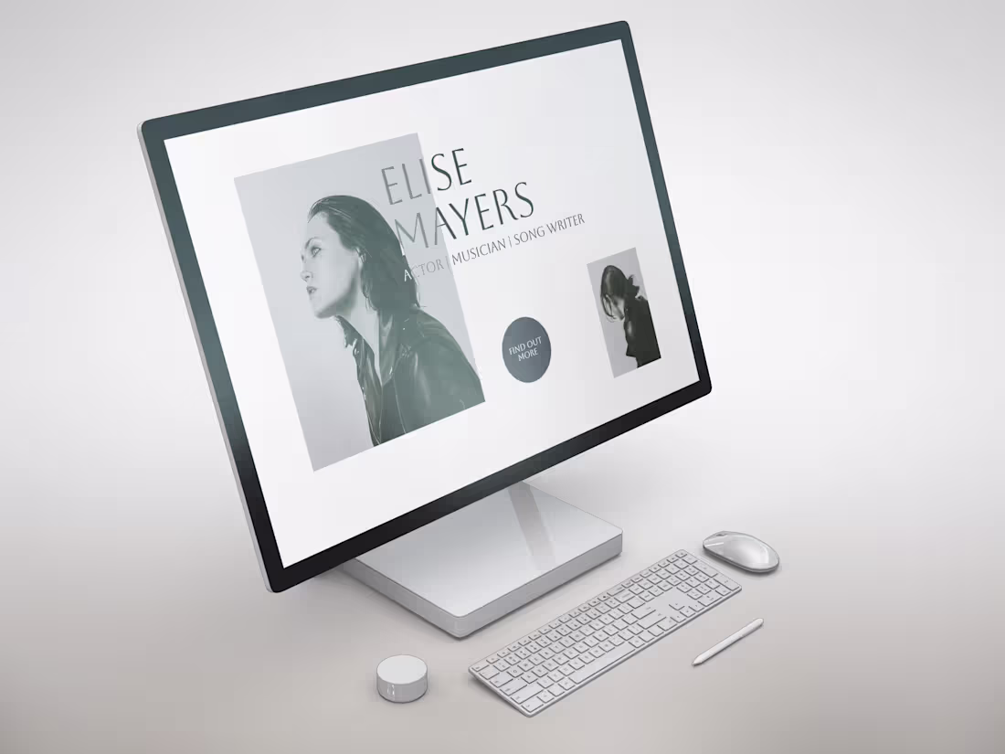 Cover image for Elise Mayers Website Design