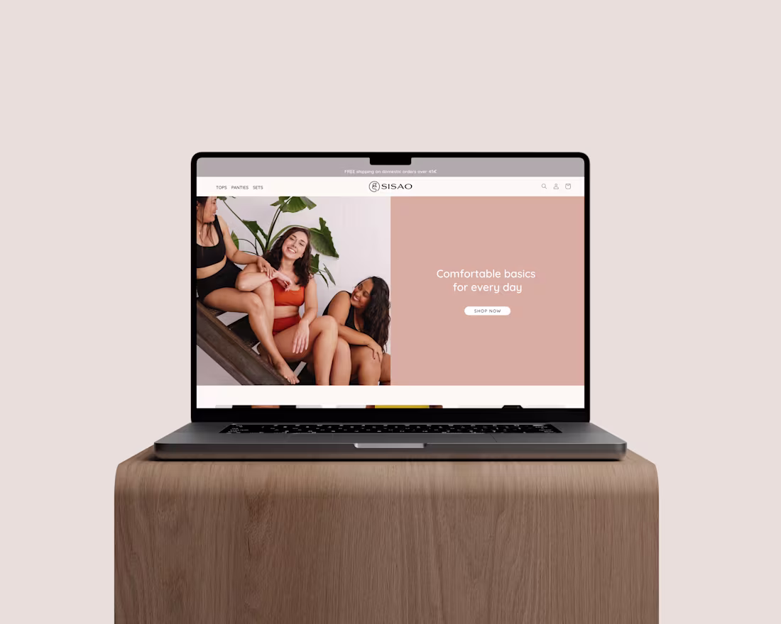 Cover image for Sisao: Sustainable Shopify Brand Store
