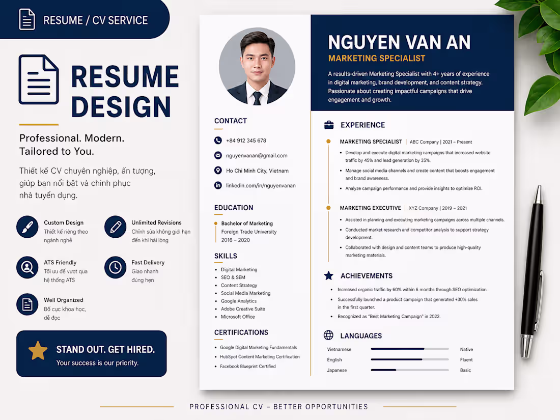Cover image for I design professional, modern, and